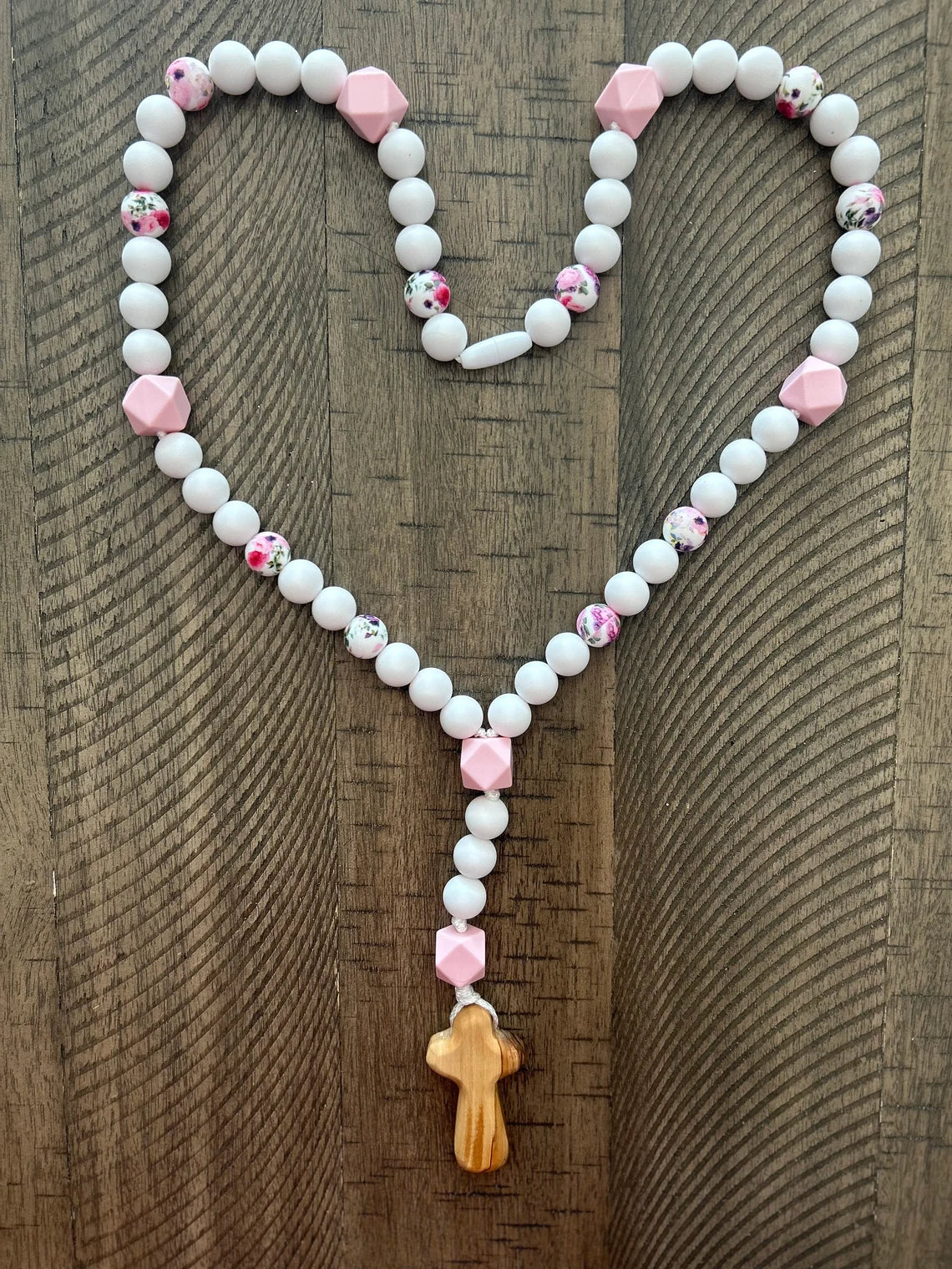 St. Therese of Lisieux - Handcrafted Silicone Rosary