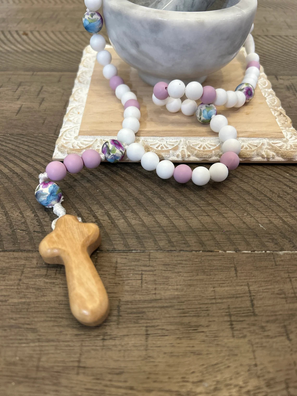 St. Natalia - Handcrafted MINI Silicone Rosary