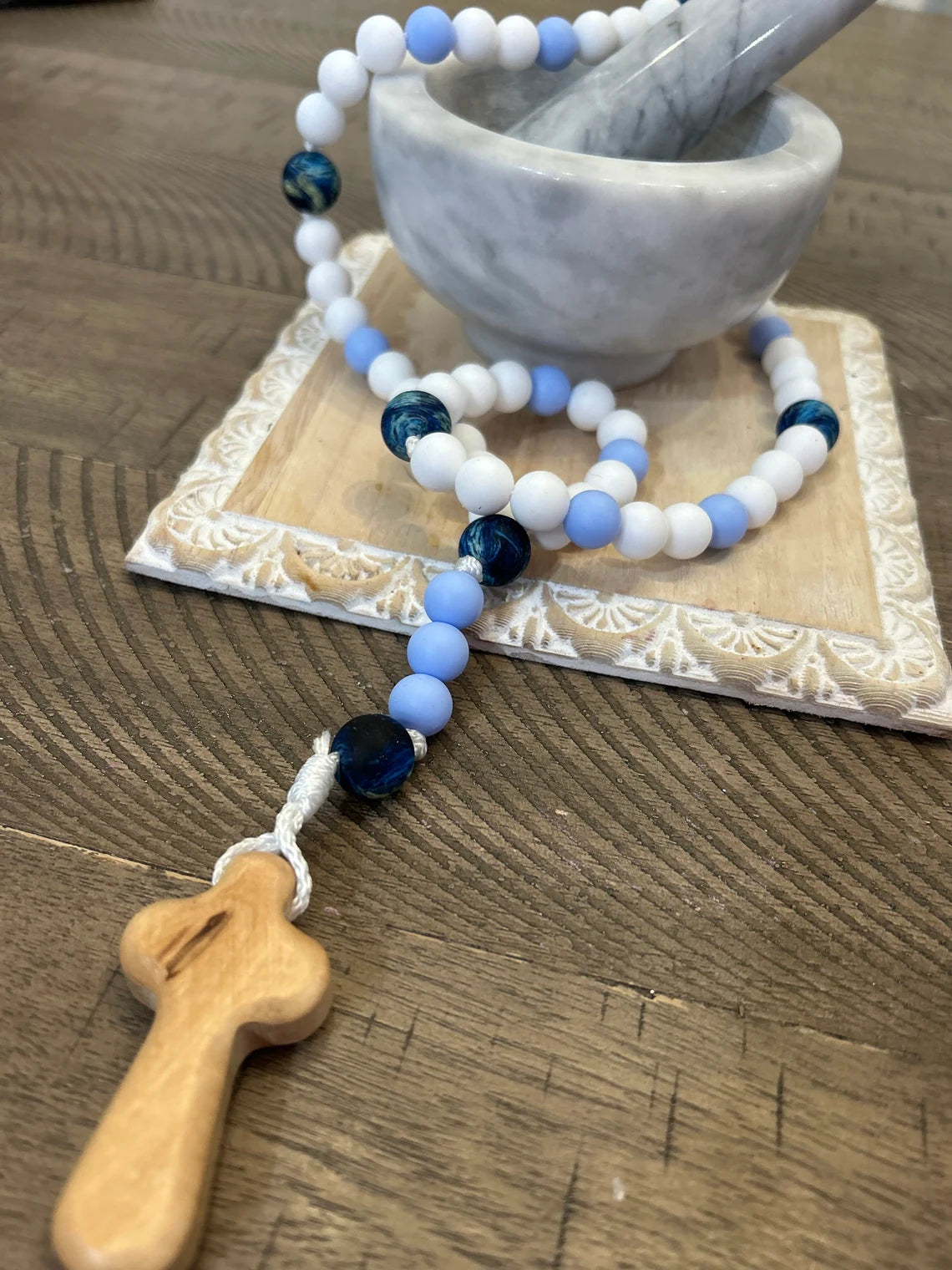 St. Michael - Handcrafted MINI Silicone Rosary